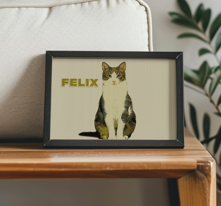 Poster sonstige Tiere personalisierte illustration halbton - TenStickers