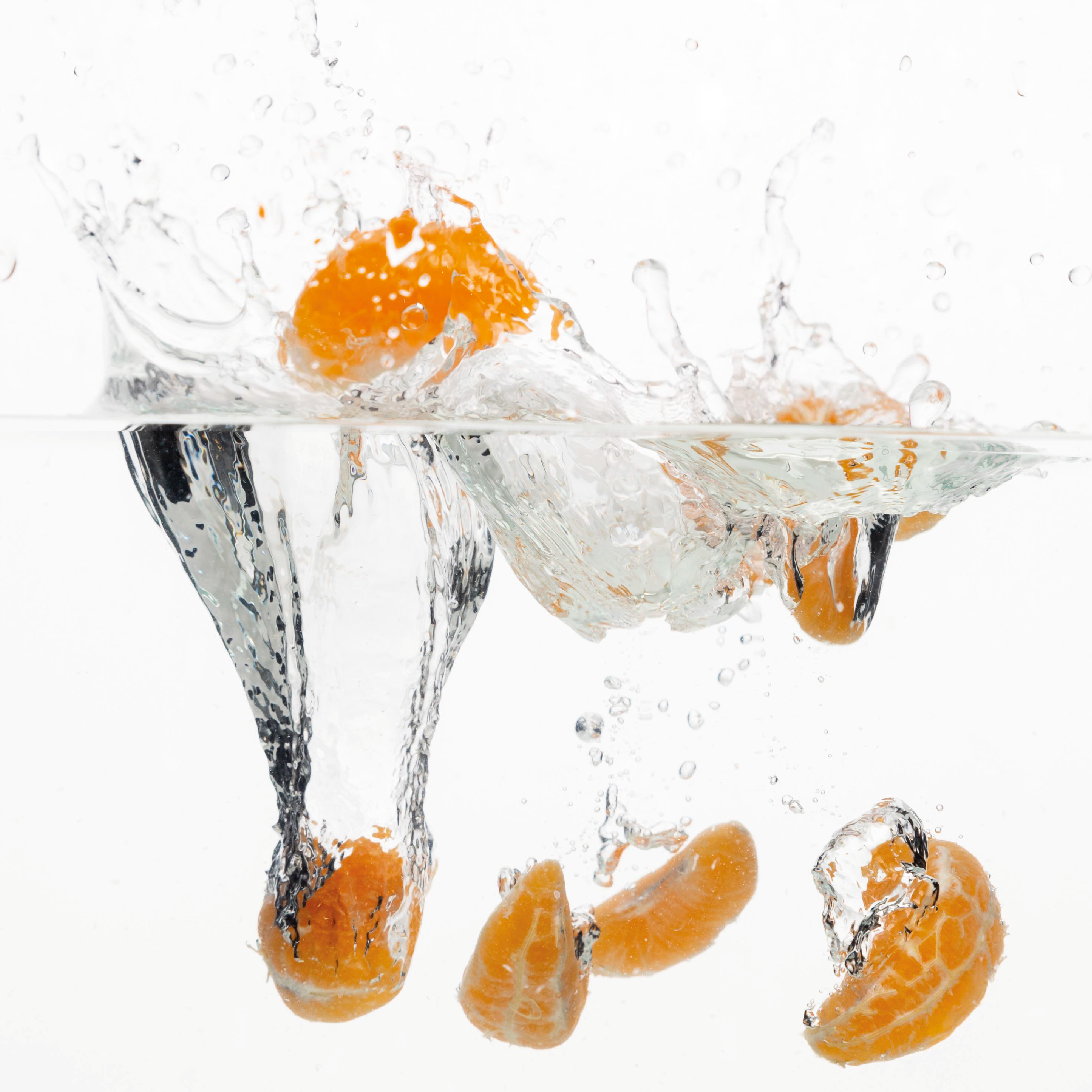 Poster küche früchte im wasser - TenStickers