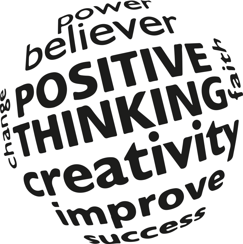 Poster büro power glauben stärken - TenStickers