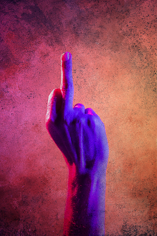 Poster teenagerzimmer jugendliches f*ck you - TenStickers