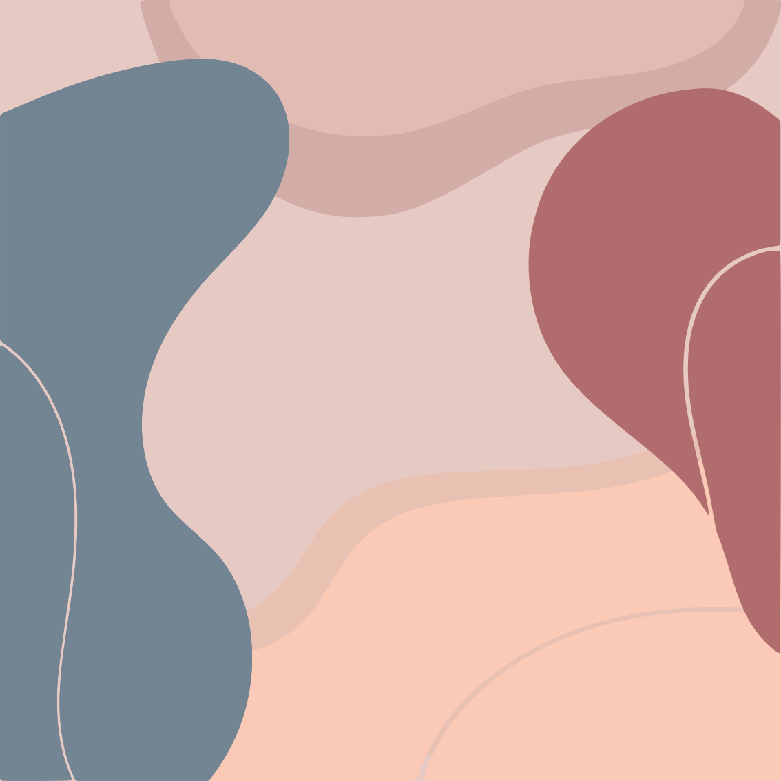 Poster wohnzimmer sanfte wandkunst farben - TenStickers