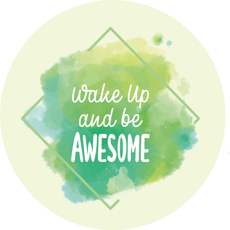 Poster zitat entfalte das außergewöhnliche - TenStickers