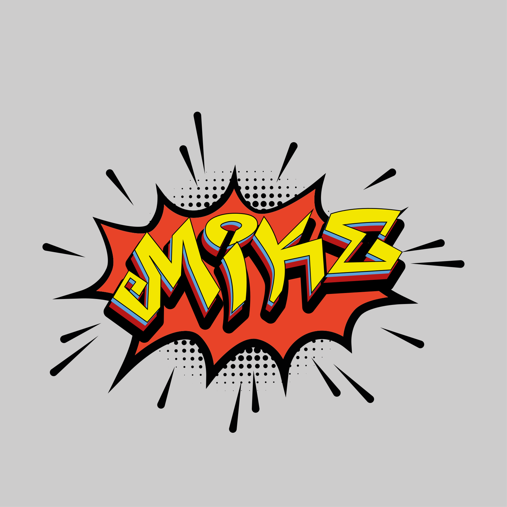 Poster teenagerzimmer im comic lettering stil - TenStickers