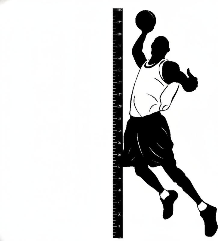 Poster basketball als dekorativer messvinyl - TenStickers