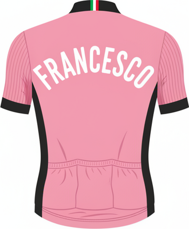 Poster kreise im "maglia rosa" design - TenStickers