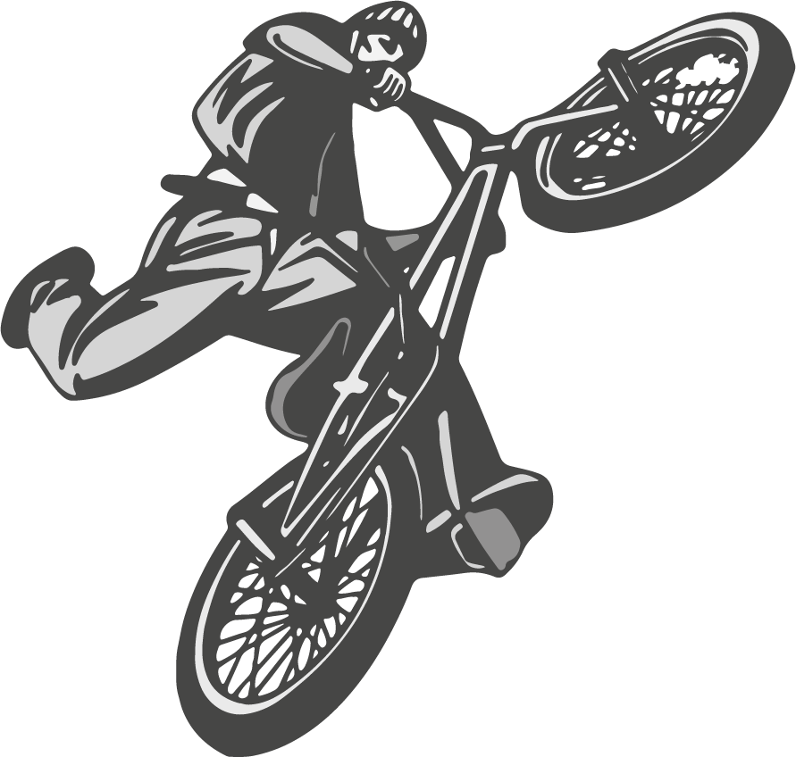 Poster kreise für das jugendzimmer bmx - TenStickers