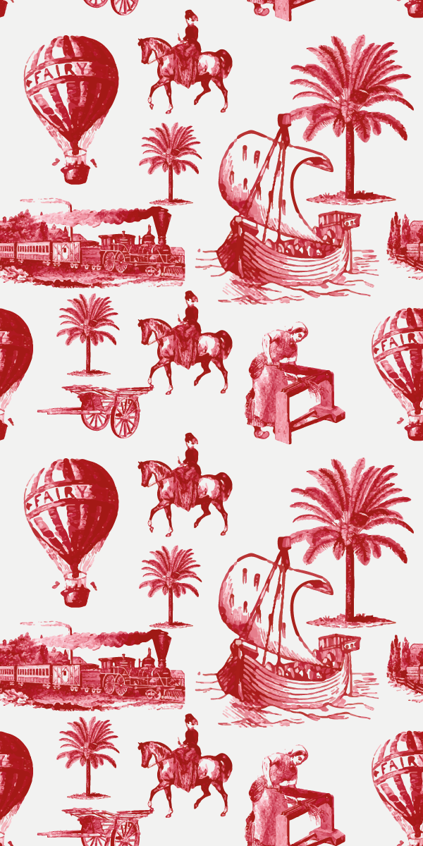 Vintage poster französische vintage luftballons - TenStickers