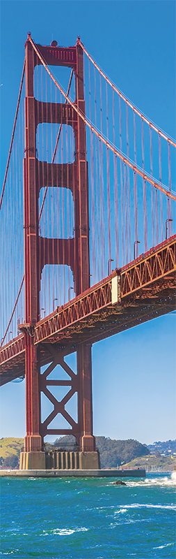 Poster landschaft cpprivalia küche kühlschrank goldenstate - TenStickers