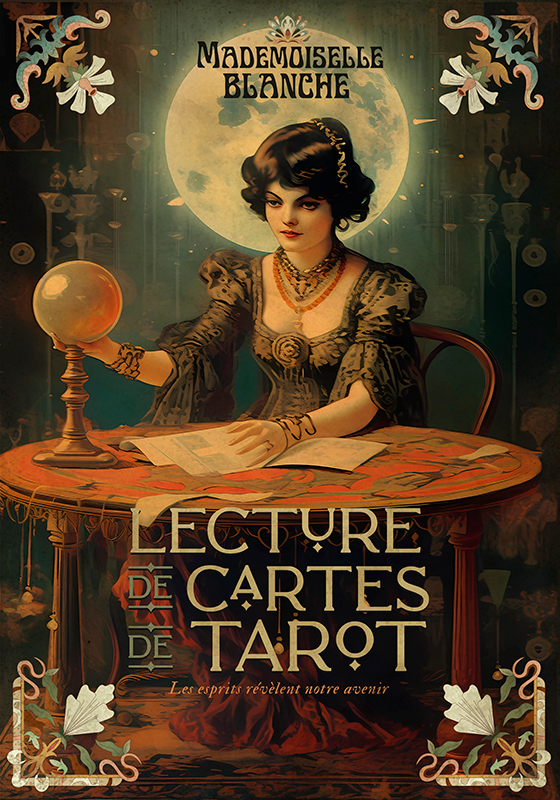 Vintage poster tarotlesungen - TenStickers