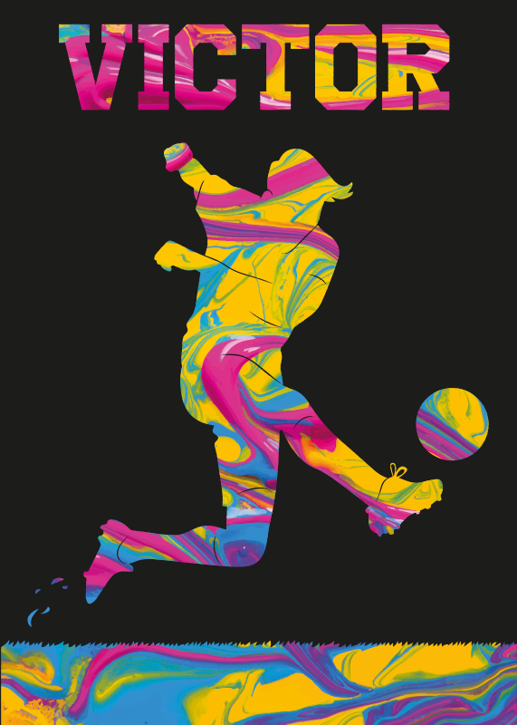 Poster fußball für fans von football - TenStickers