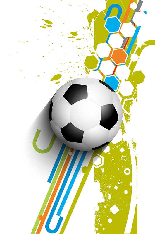 Poster fußball im einsatz - TenStickers