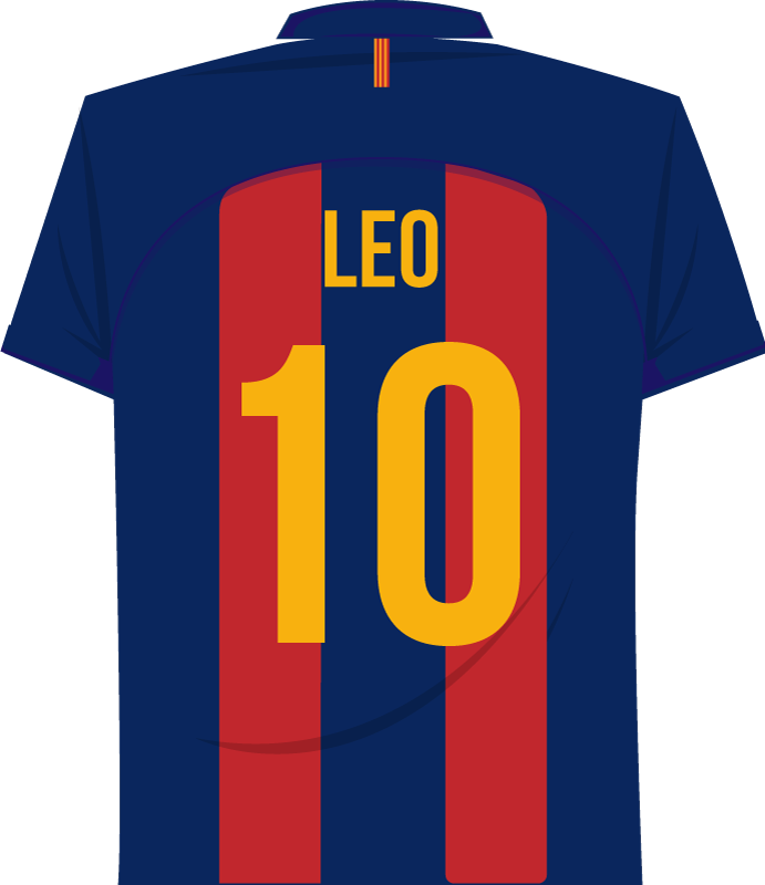 Poster fußball messi wandsticker - TenStickers