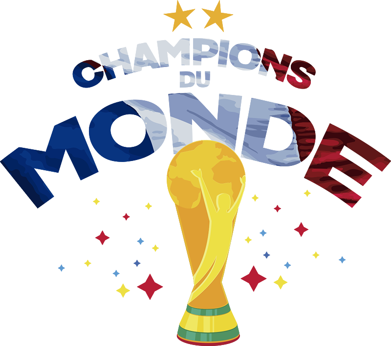 Poster fußball weltmeister vinyl - TenStickers