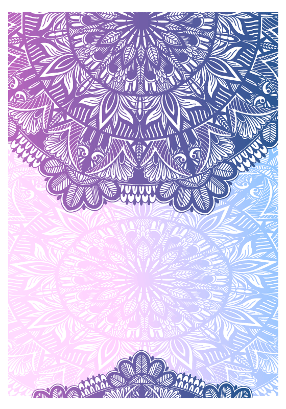 Zen poster mandala kunstwerk für entspannung - TenStickers