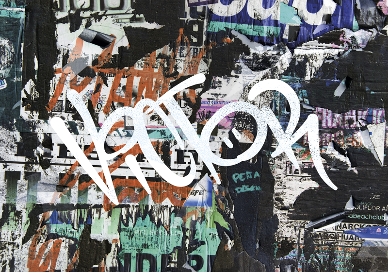 Graffiti-poster mit Namen - TenStickers