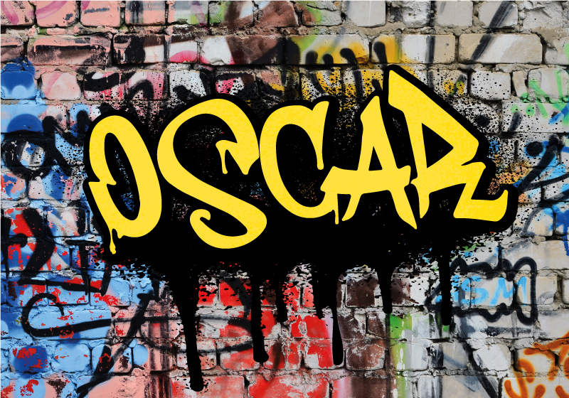 Personalisiertes plakat der graffiti-kunst - TenStickers