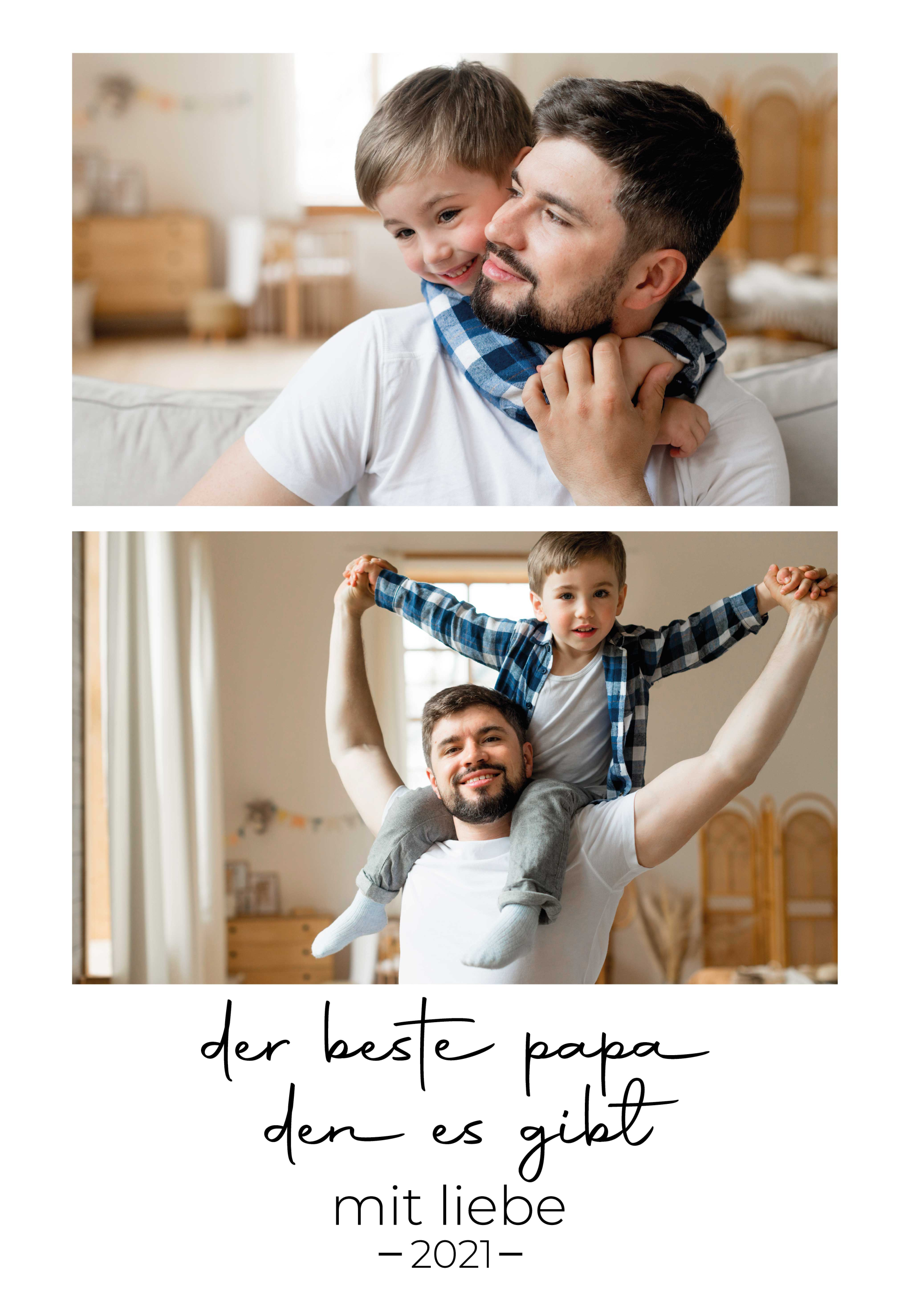 Poster Wohnzimmer bester vater den es gib - TenStickers