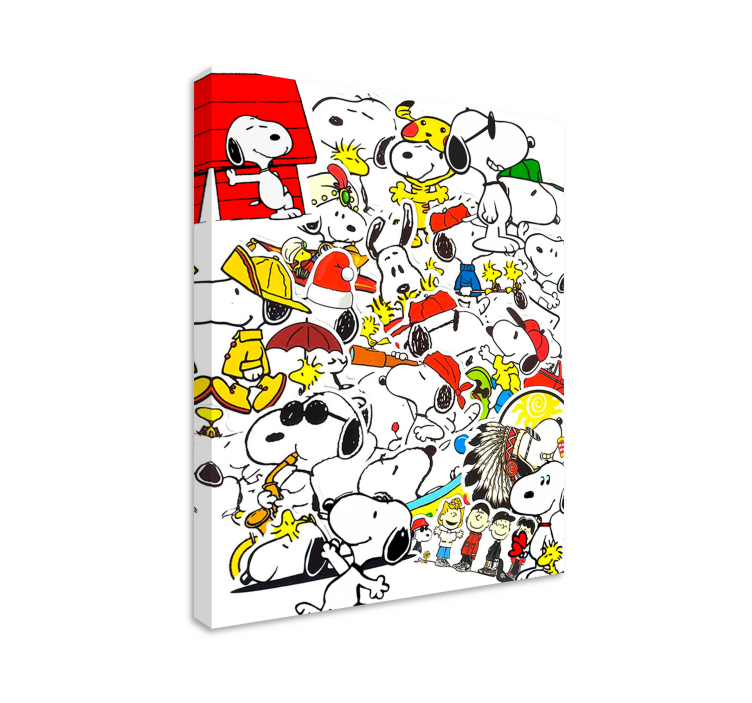 Leinwandbild Kinder Snoopy charakter - TenStickers