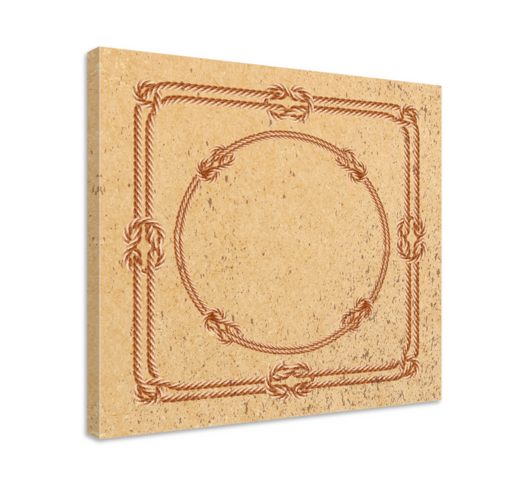 Geometrische Wandbilder seilrahmenprägung - TenStickers