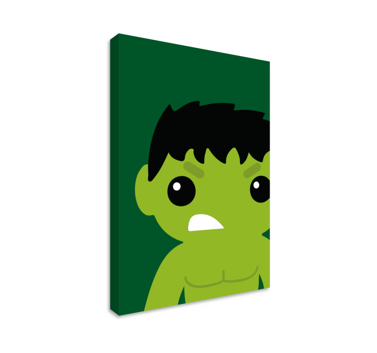 Leinwandbild Superheld Superhéroes hulk infantil - TenStickers