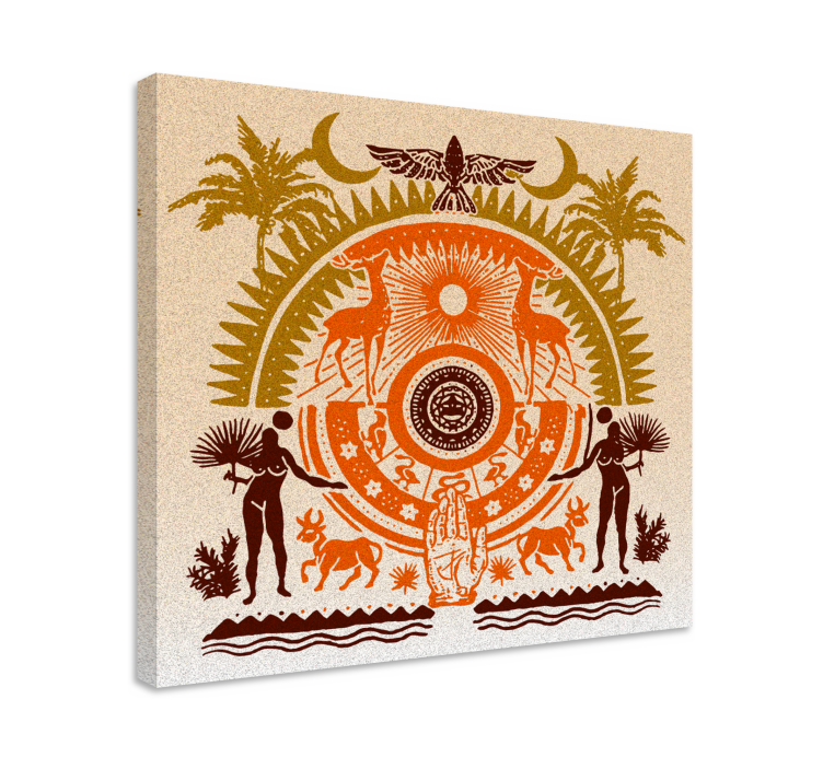 Buddha bilder leinwand spirituelle naturszene - TenStickers