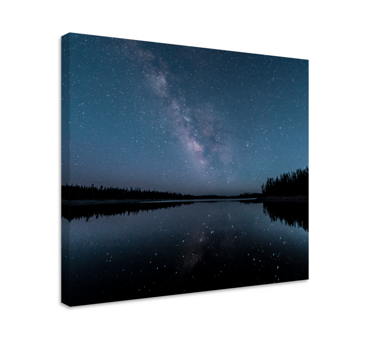 Wandbilder Landschaft Nachtsee - TenStickers