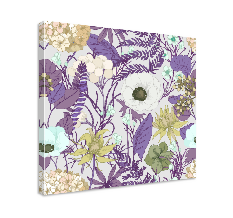 Leinwandbild florale anordnung eleganz - TenStickers