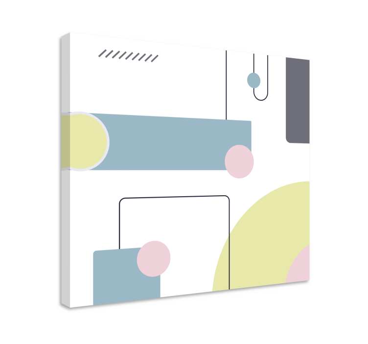 Wandbilder modern abstrakte geometrische komposition - TenStickers