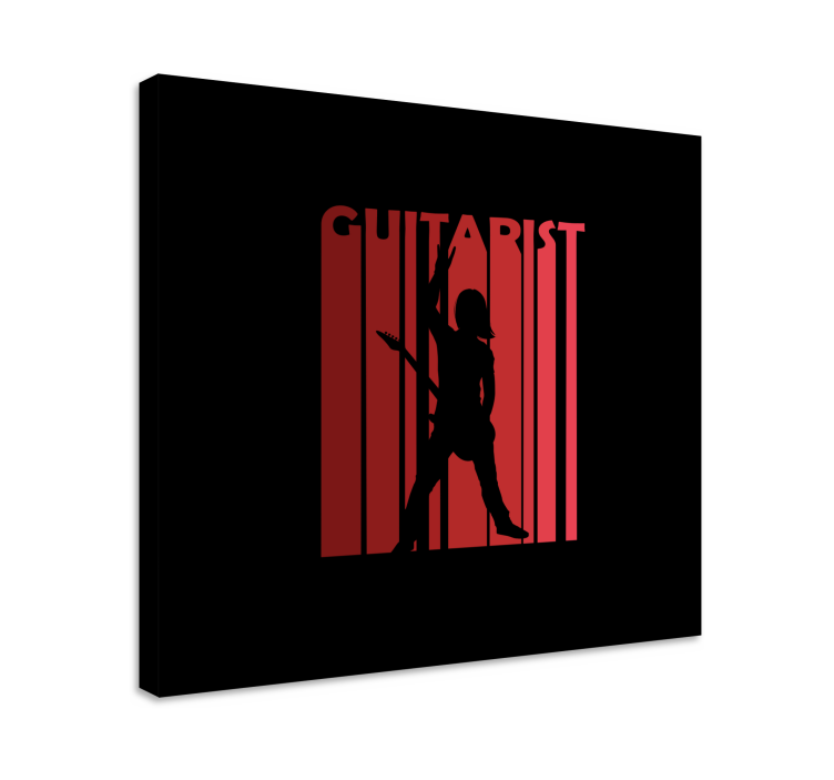 Wandbild musik silhouettierte darsteller - TenStickers
