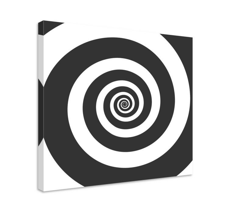 Geometrische wandbilder mit spiral-muster - TenStickers