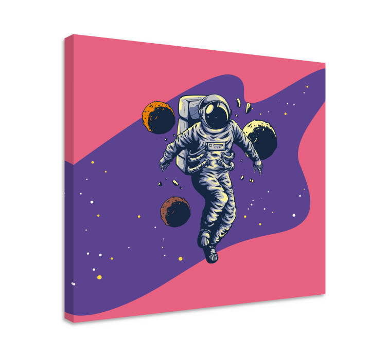 Wandbild gaming kosmonaut im kosmos - TenStickers