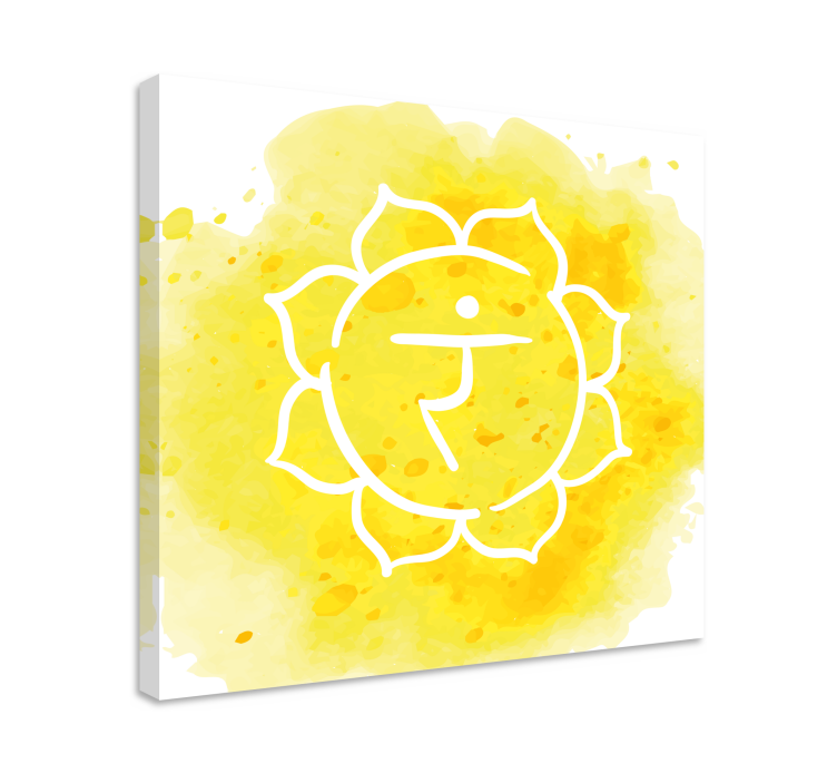 Wandbilder modern Solarplexus-chakra-symbol - TenStickers