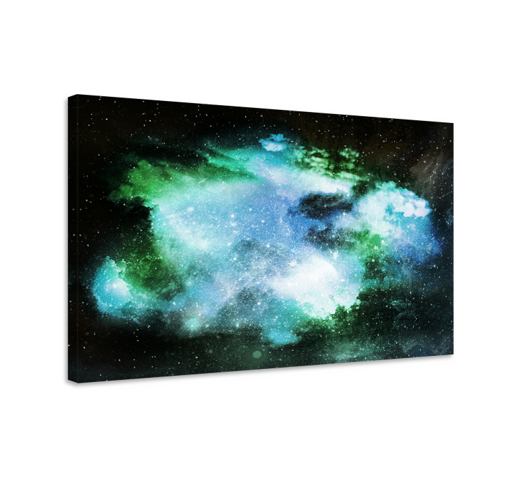 Wandbilder landschaft himmlische galaxie - TenStickers