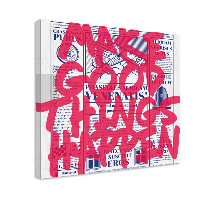 Wandbilder sprüche gute dinge schaffen - TenStickers