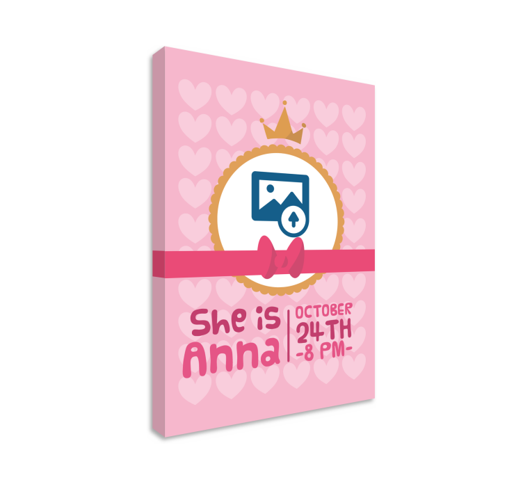 Leinwandbild babys geburtstagsfeier banner - TenStickers