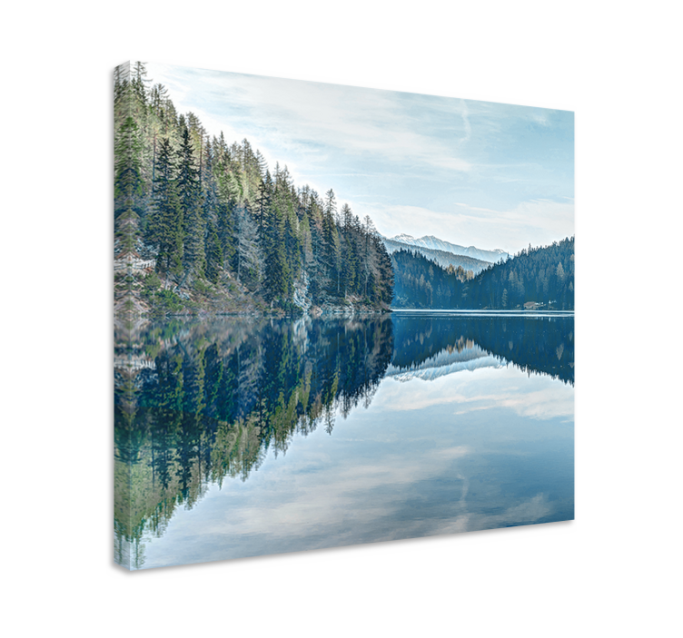 Wandbilder landschaft ruhige see reflexion - TenStickers