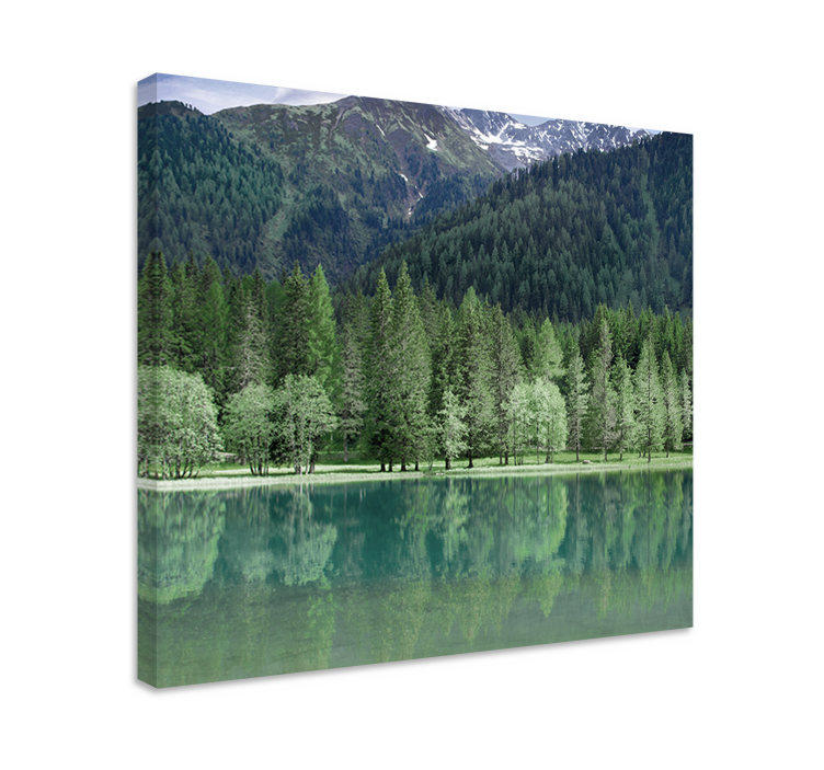 Wandbilder landschaft ruhige bergreflexion - TenStickers