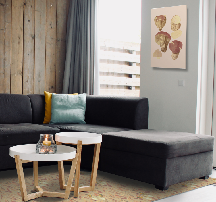 Leinwandbild pilzkollektion - TenStickers