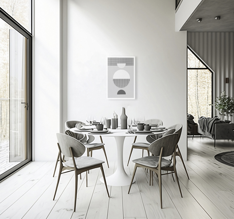 Wandbilder Esszimmer nordischer stil - TenStickers