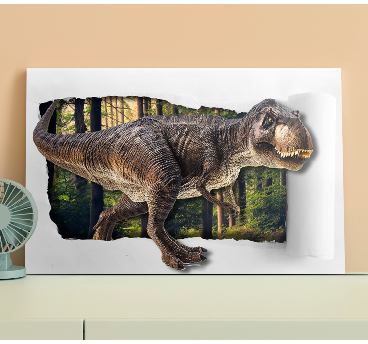 Dinosaurier Wandbild 3d-dinosaurier - TenStickers