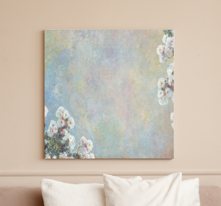 Leinwandbild zarte florale inspiration - TenStickers