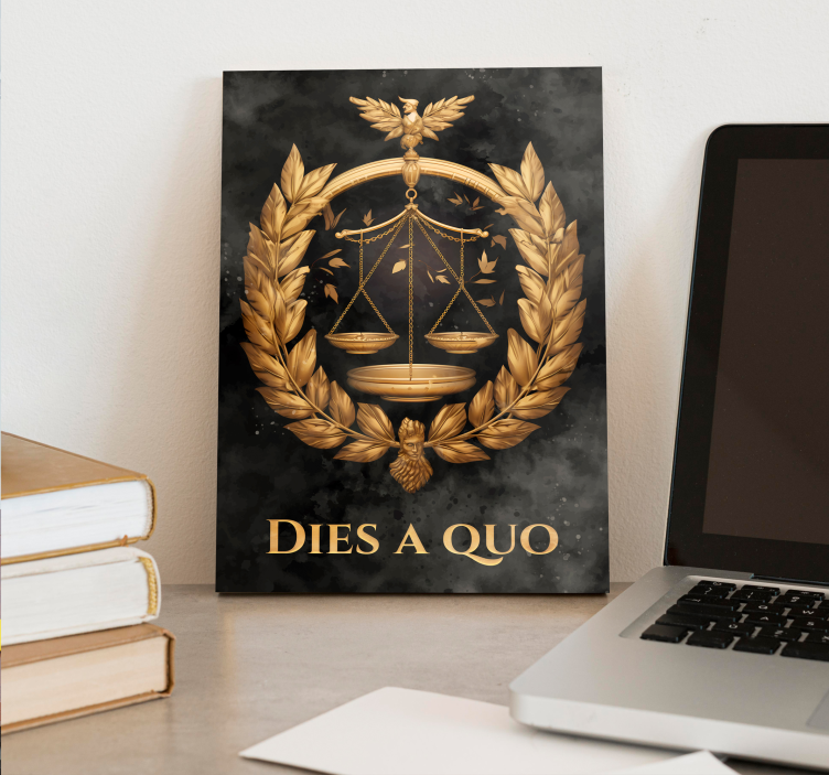 Moderne Wandbilder Büro gerechtigkeitsbalance - TenStickers