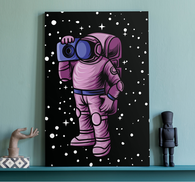 Wandbild Gaming astronaut fängt sterne ein - TenStickers