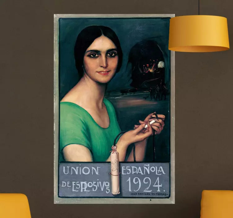 20er Jahre Retro Poster Wandtattoo - TenStickers