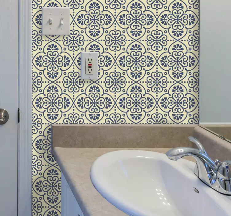 Fliesenaufkleber orientalisches Muster - TenStickers