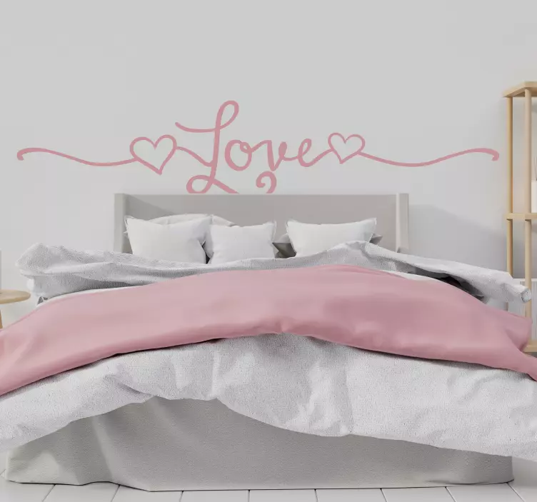 Linienart-liebesaufkleber für sie - TenStickers