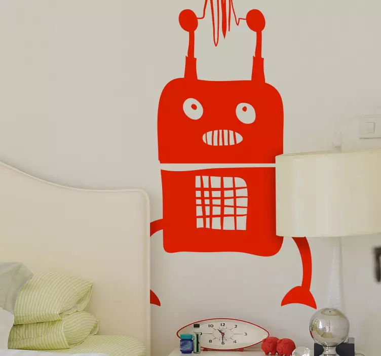 Wandtattoo Kinderzimmer Alien Roboter - TenStickers