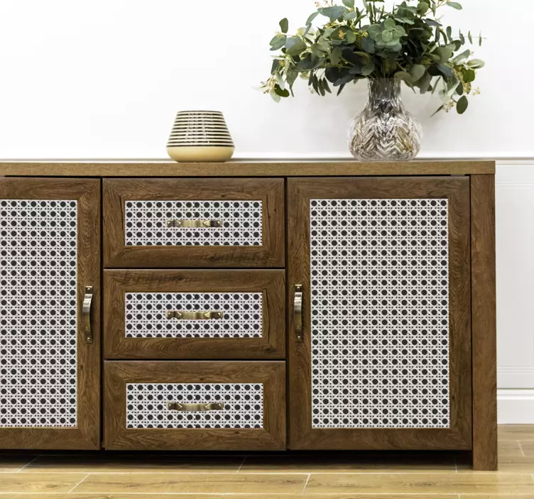 Möbelfolie modernes blattmuster - TenStickers