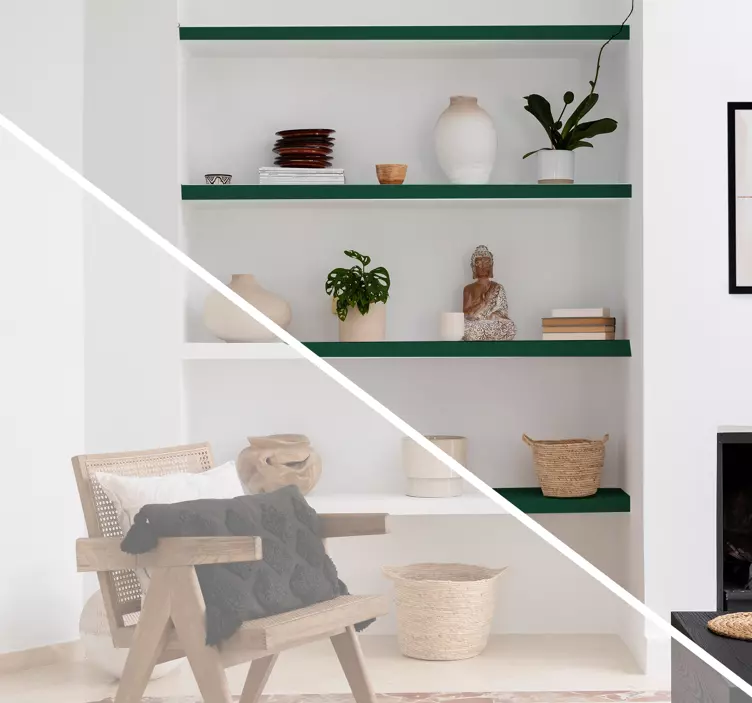 Regal Farbe Aufkleber - TenStickers