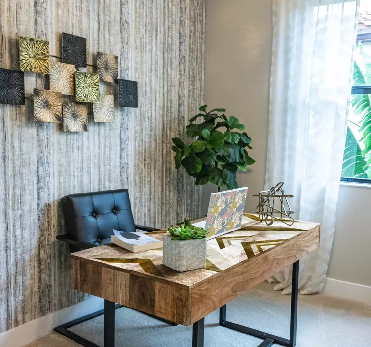 Laptop Aufkleber botanische blattmuster - TenStickers